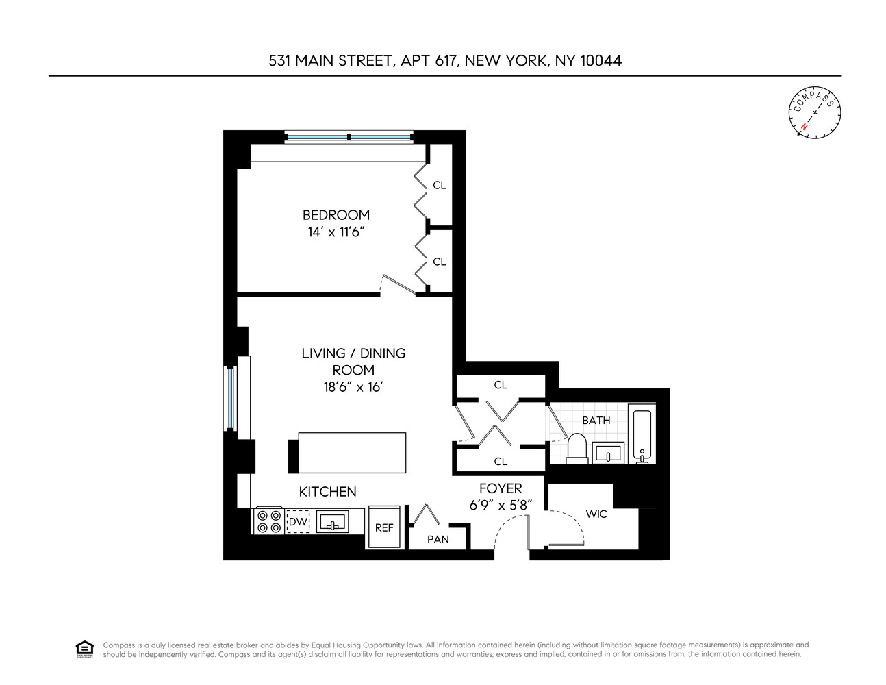 531 Main Street, Unit 617 Manhattan, NY 10044 - Photo 17 of 17