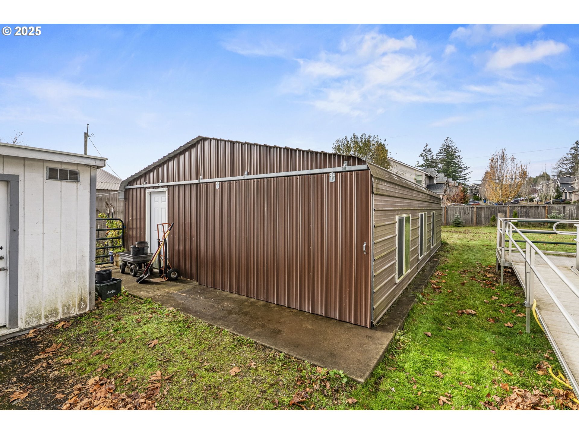 2032 Southeast 283rd Avenue Camas, WA 98607 - Photo 17 of 22 a view of a backyard with pathway