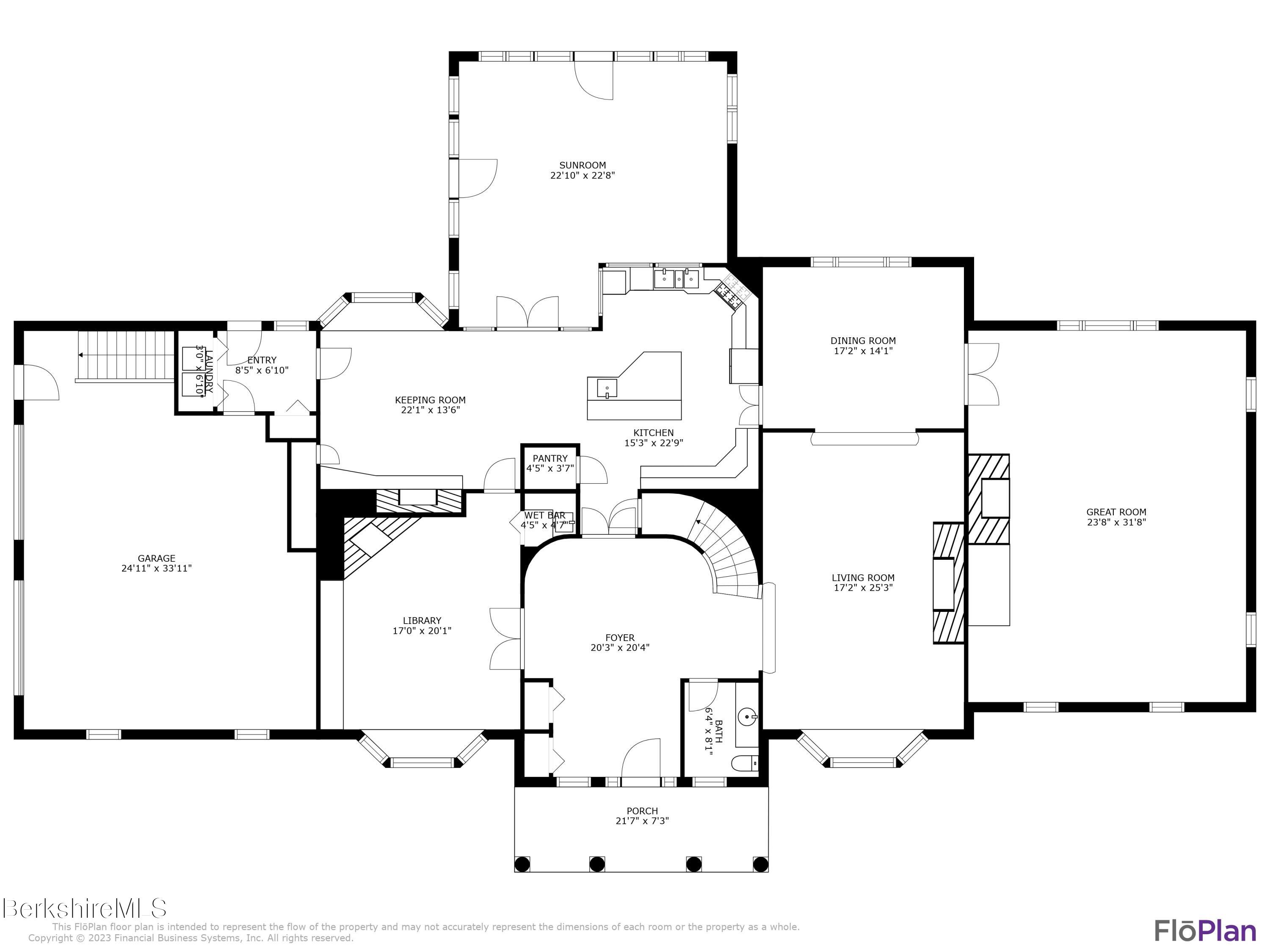 84 B North Undermountain Road Egremont, MA 01230 - Photo 61 of 62 Fist Floor - Floor Plan