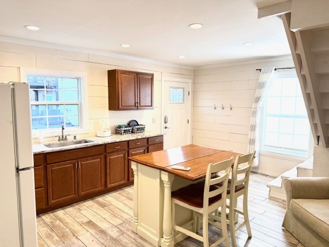 148 Green Hill Drive Grand Rivers, KY 42045 - Photo 60 of 65 a kitchen with stainless steel appliances kitchen island granite countertop a sink and a wooden cabinets