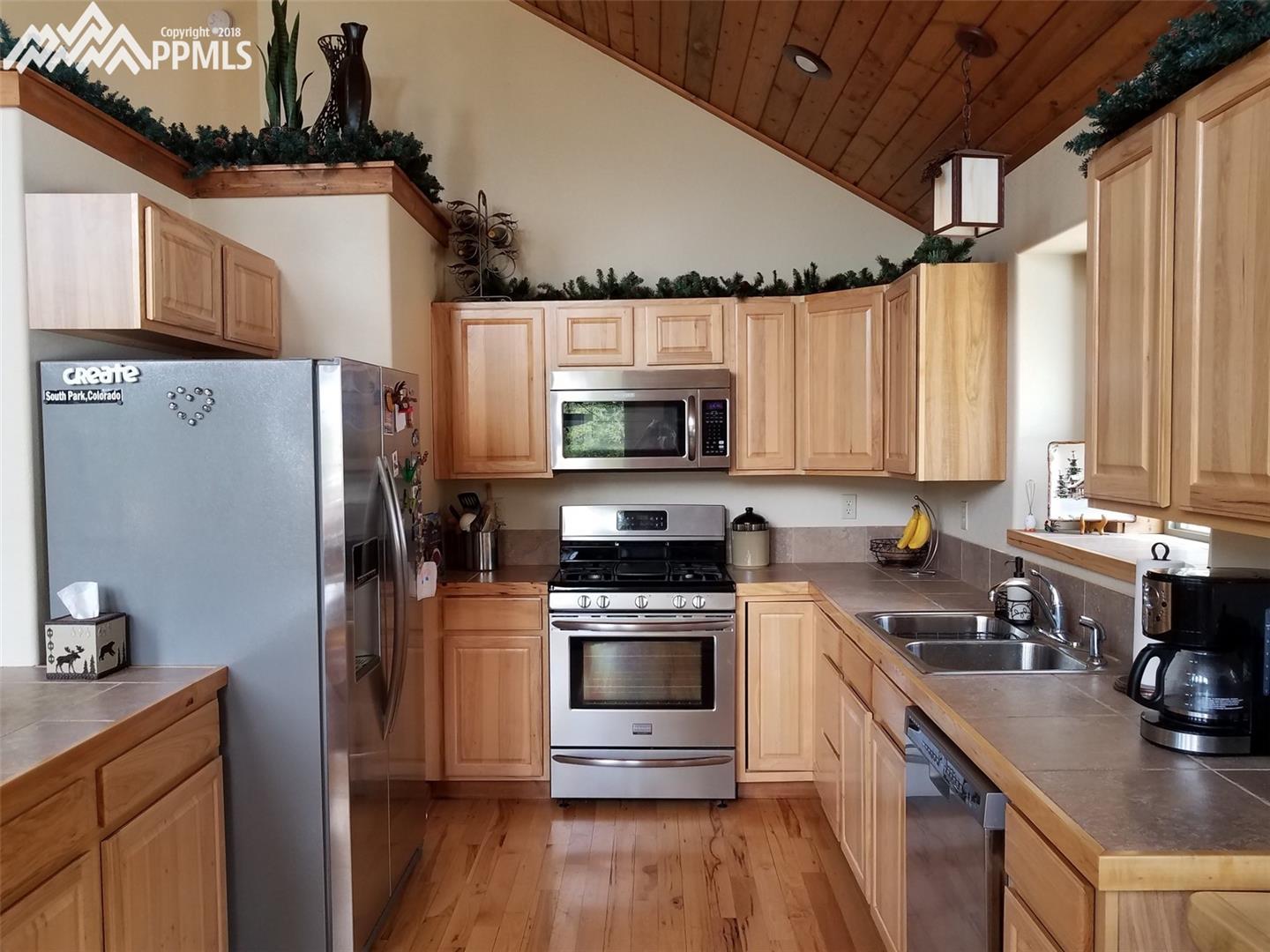 3333 Nugget Road Fairplay, CO 80440 - Photo 3 of 22 Kitchen with newer stainless appliances