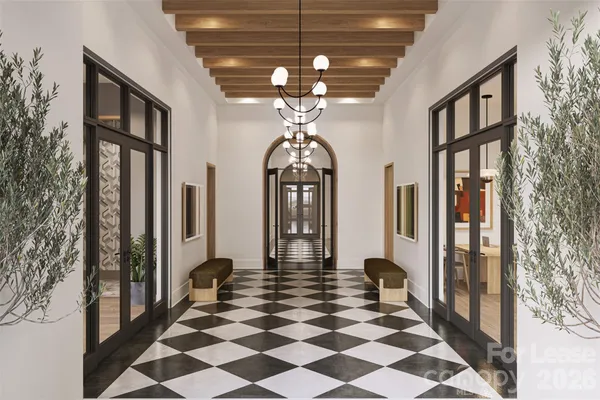 a view of entryway with a front door