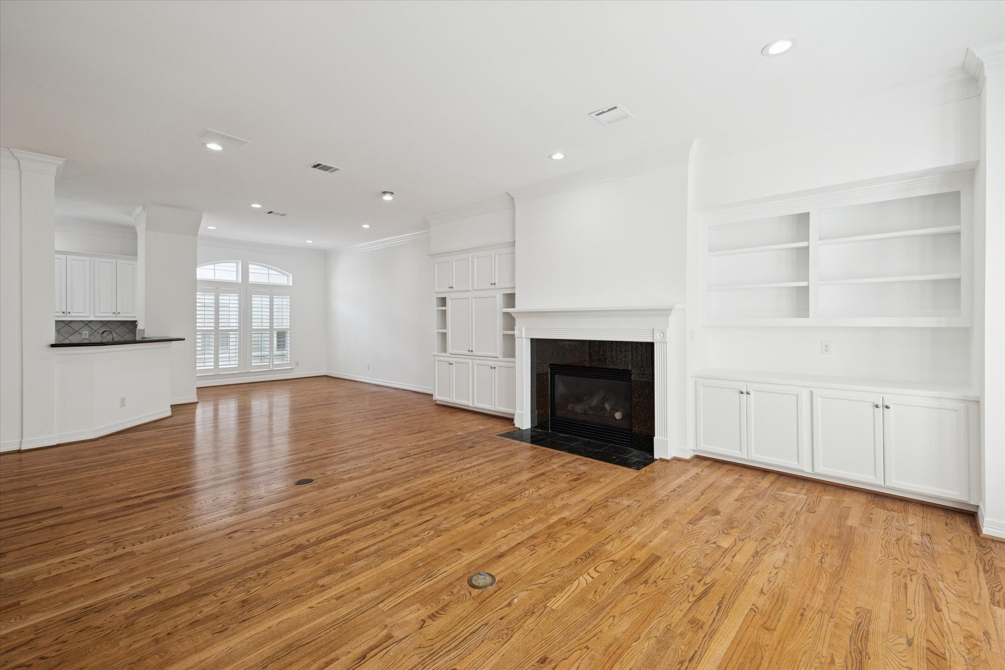 2638 Wroxton Road West University Place, TX 77005 - Photo 12 of 31 Alternate view without furniture shows the bright windows and high ceilings