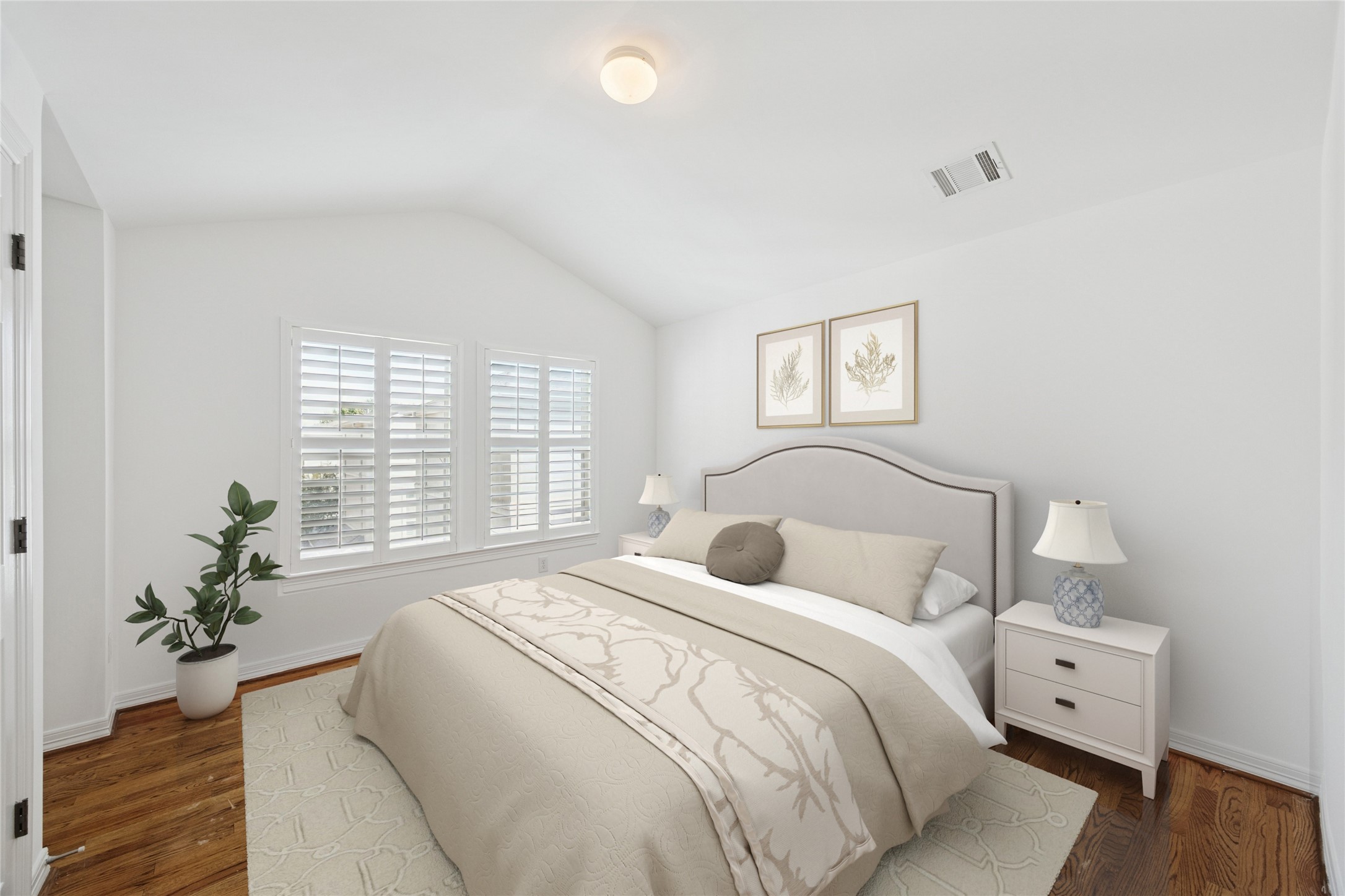 2638 Wroxton Road West University Place, TX 77005 - Photo 25 of 31 The third-floor also has a lovely guest bedroom with ensuite bathroom; virtually staged