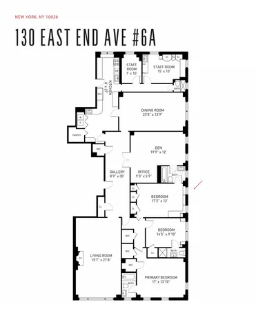 $3,250,000 | 130 East End Avenue, Unit 6A | Upper East Side