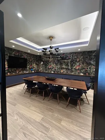 a outdoor space with furniture