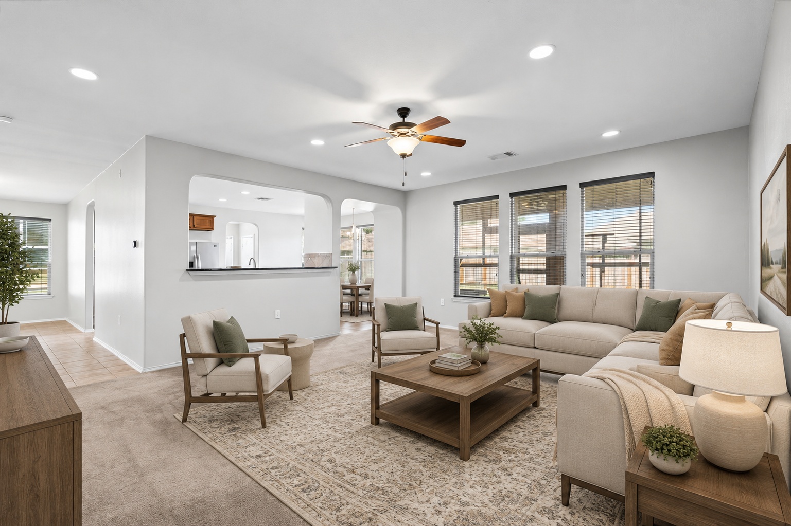 8804 Capitol View Drive Austin, TX 78747 - Photo 7 of 32 a living room with furniture and a large window