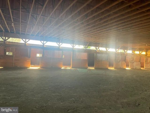 a view of a indoor garage