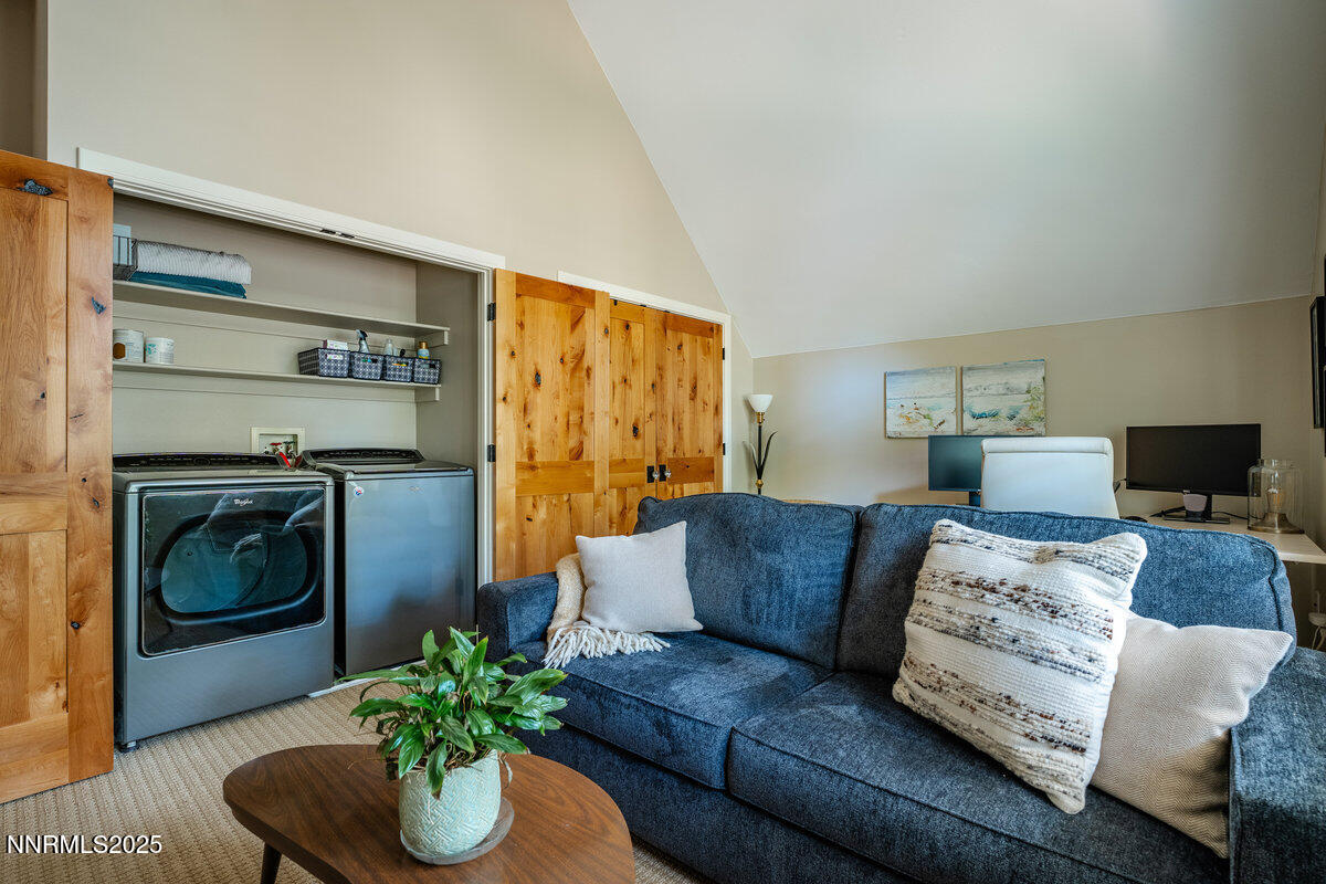 2 South Point Place Glenbrook, NV 89413 - Photo 36 of 49 a living room with furniture and a fireplace