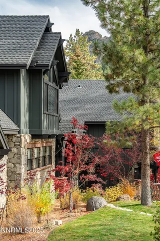 a aerial view of a house