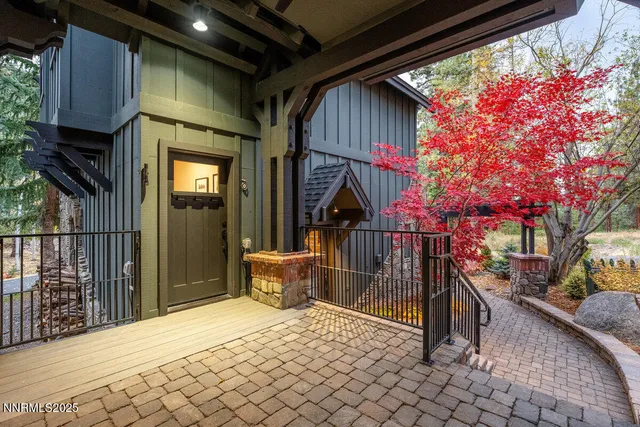 a view of outdoor space and deck