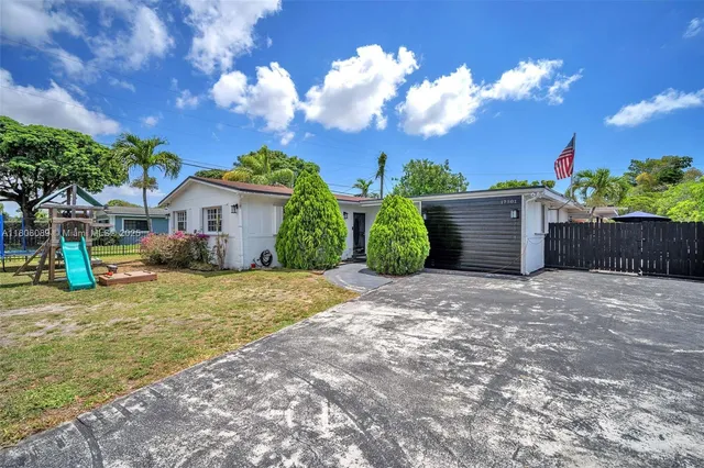 an aerial view of residential houses with outdoor space and street view