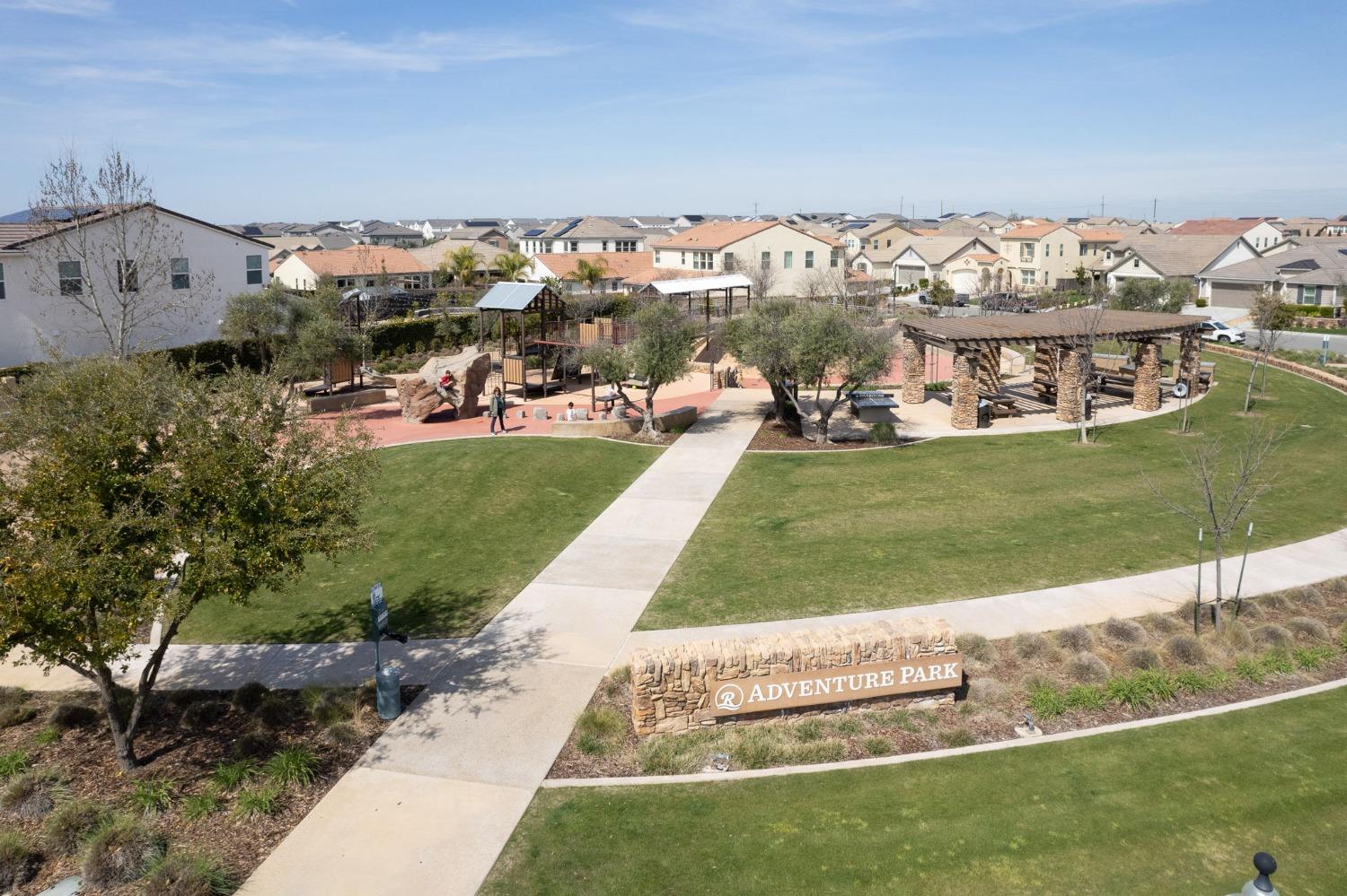 408 Grant Avenue West Madera, CA 93636 - Photo 31 of 42 an aerial view of a house with a garden
