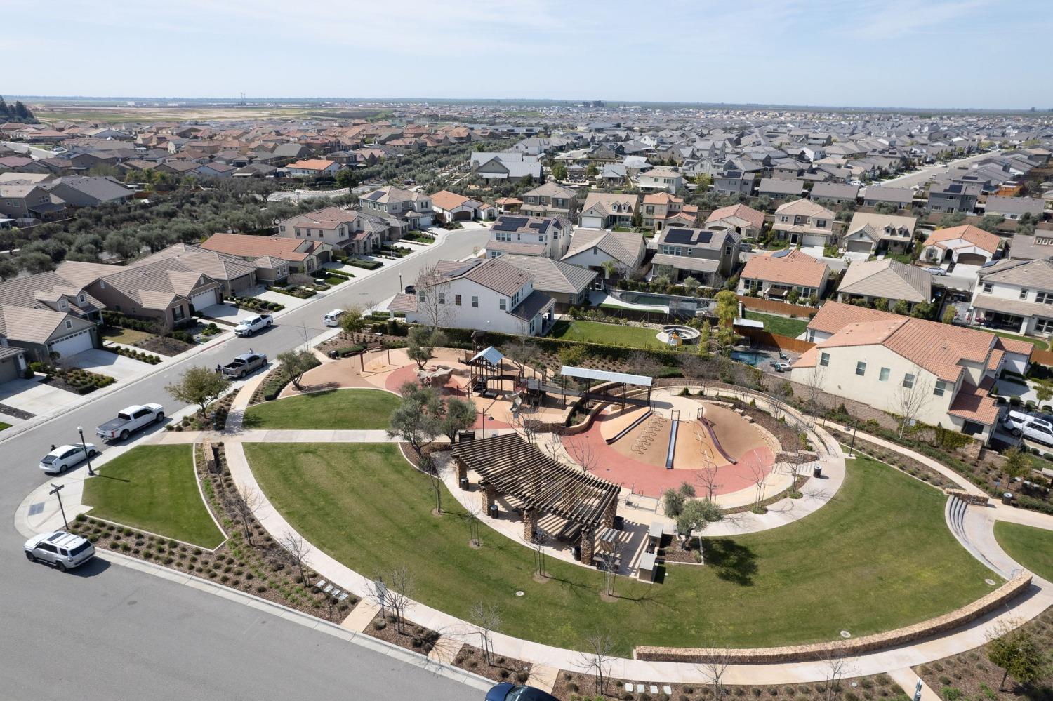408 Grant Avenue West Madera, CA 93636 - Photo 32 of 42 an aerial view of a swimming pool