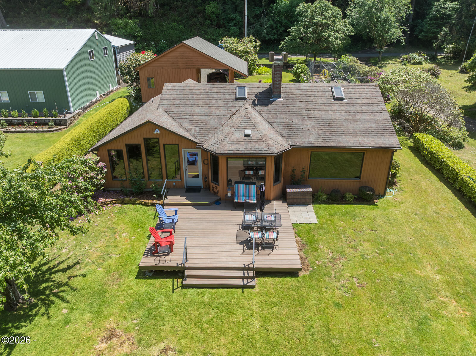 664 Little Switzerland Road Tidewater, OR 97390 - Photo 38 of 68 rear of home