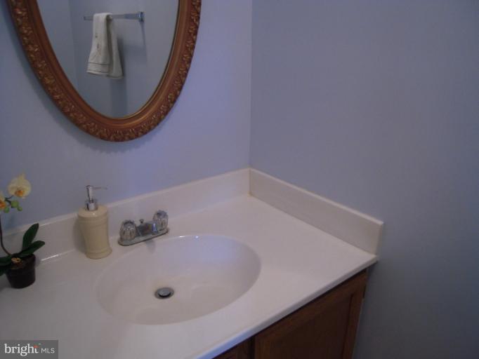 5478 Stavendish Street Burke, VA 22015 - Photo 19 of 30 a bathroom with a sink and a mirror