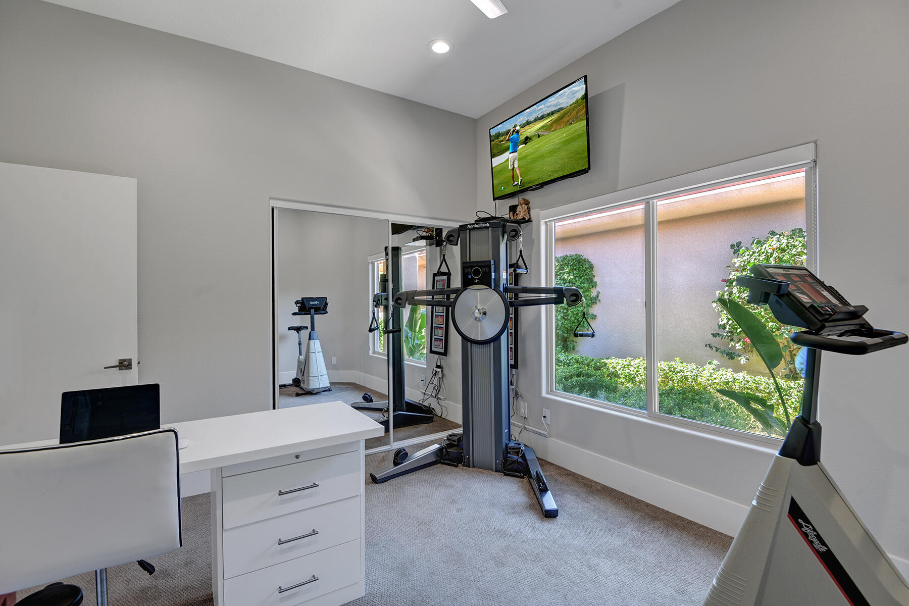 75 North Kavenish Drive Rancho Mirage, CA 92270 - Photo 24 of 41 a view of a room with gym equipment