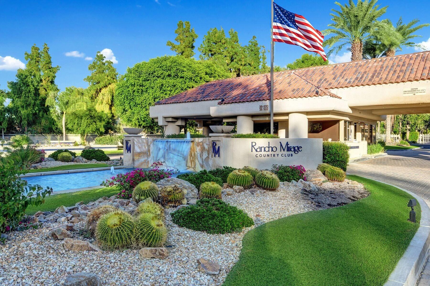 75 North Kavenish Drive Rancho Mirage, CA 92270 - Photo 41 of 41 a view of a house with a yard and potted plants