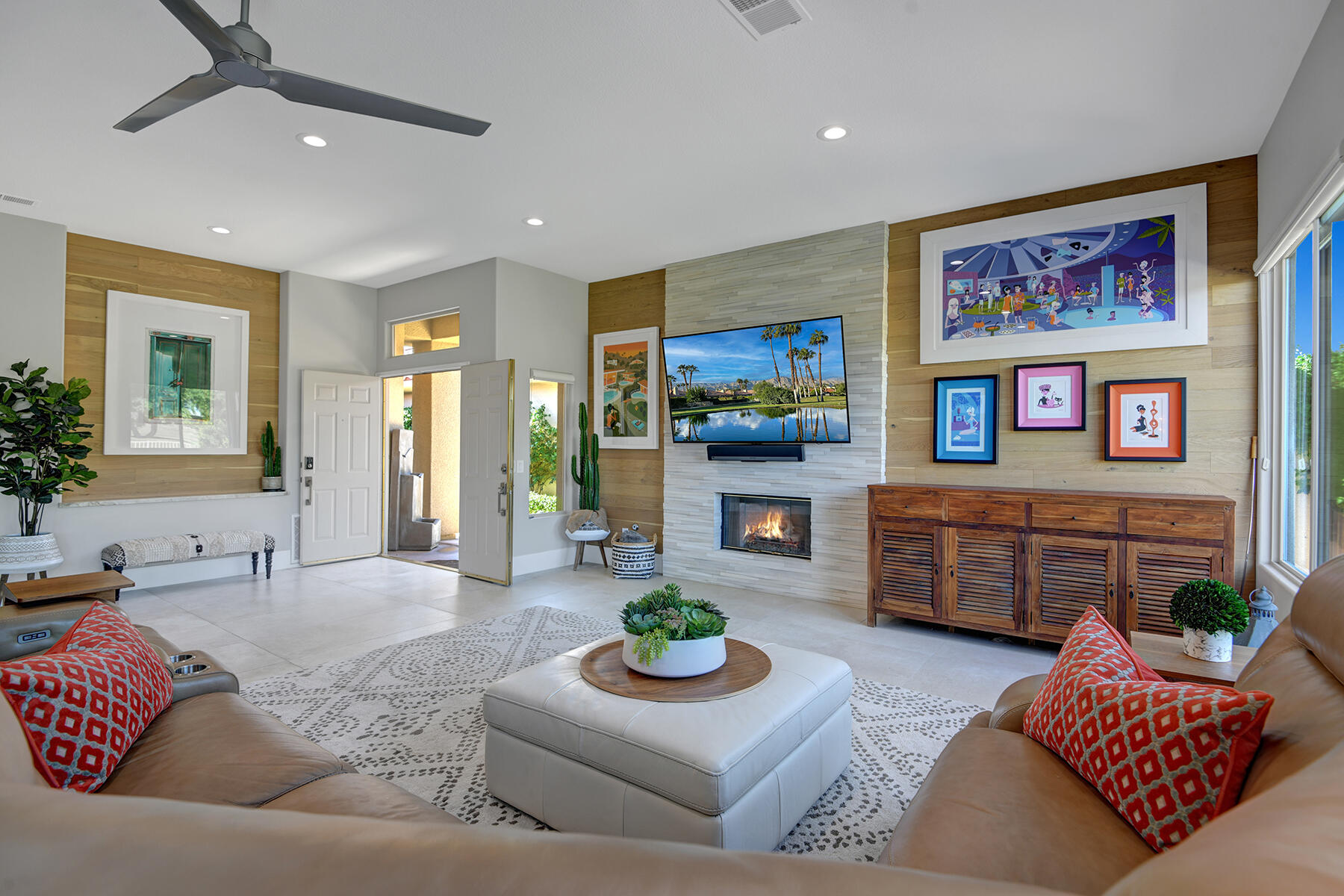 75 North Kavenish Drive Rancho Mirage, CA 92270 - Photo 6 of 41 a living room with furniture and a couch
