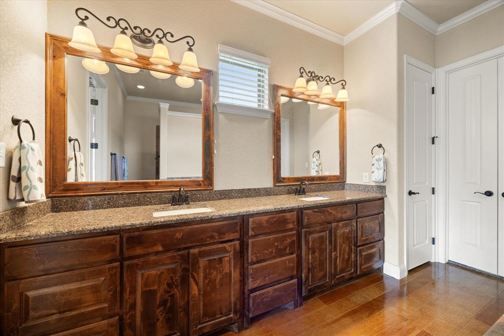 104 Rattling Antler Court Azle, TX 76020 - Photo 10 of 38 Double sinks vanity, ample storage.