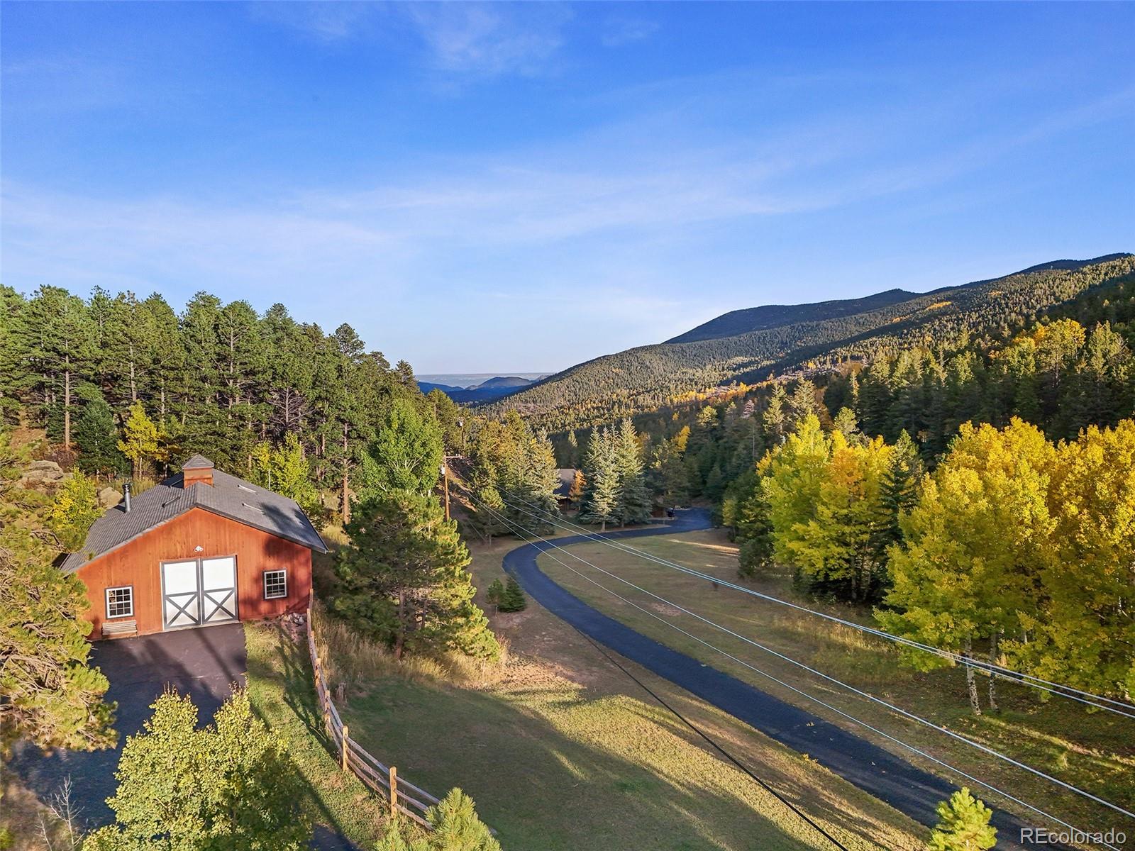 24 Pine Valley Road Evergreen, CO 80439 - Photo 36 of 50 a view of a garden