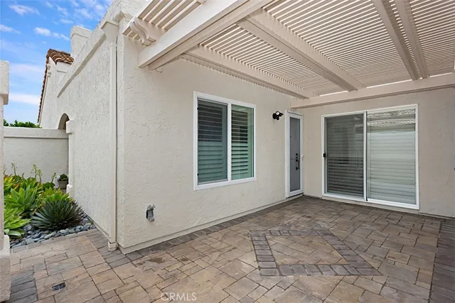 a view of front door of house
