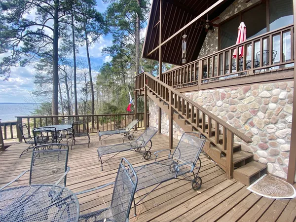 a view of balcony and deck