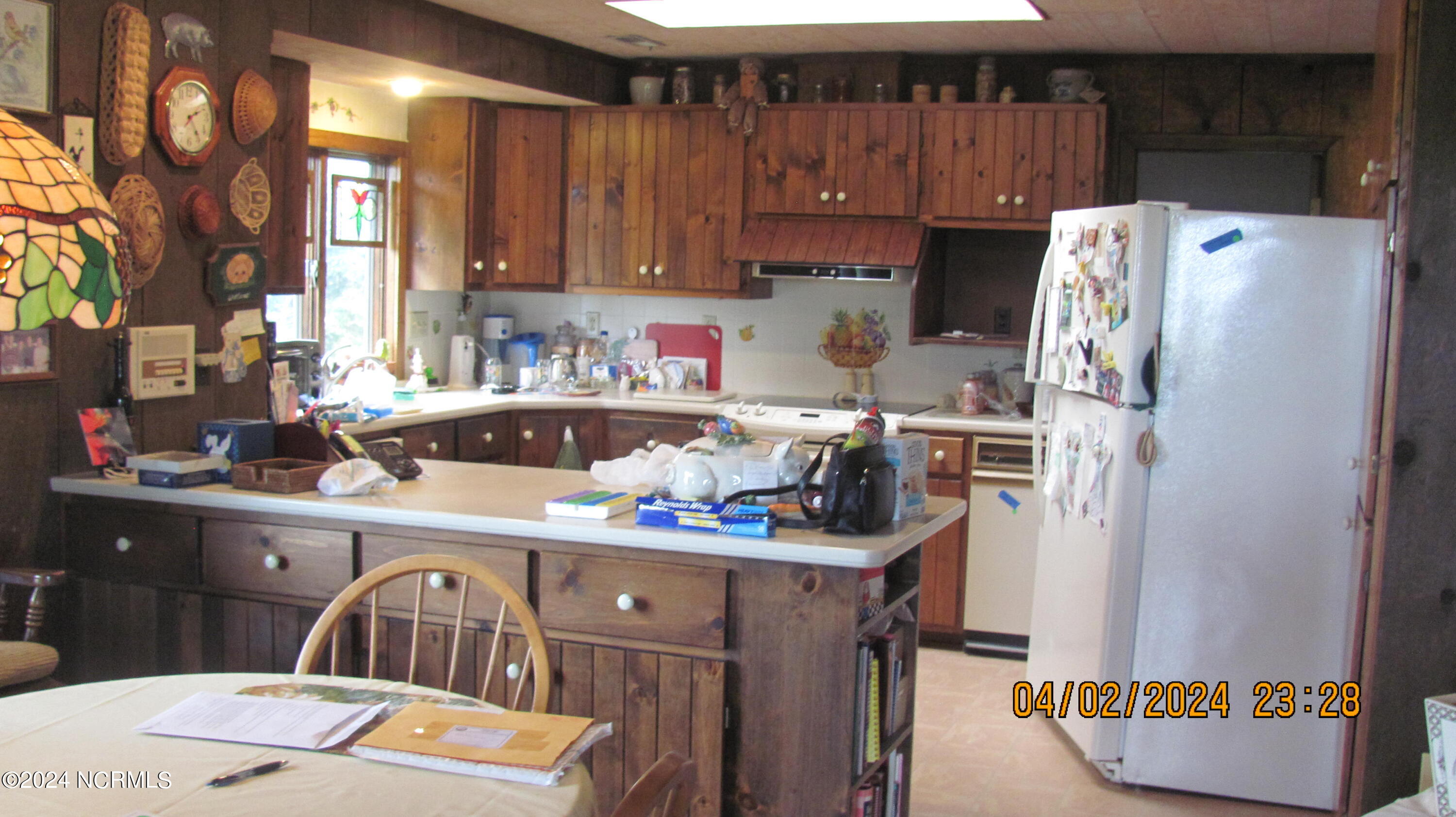 Kitchen from dining area