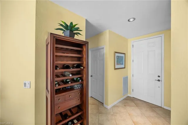 a view of an entryway and closet