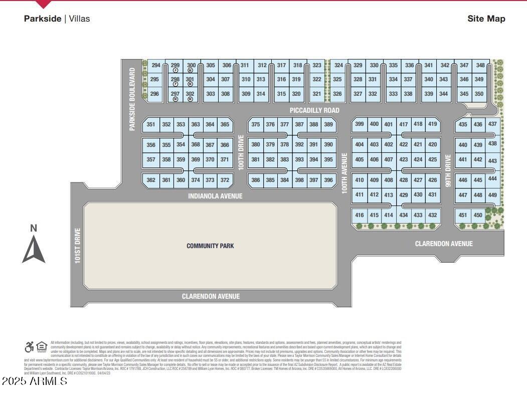 9970 West Piccadilly Road Avondale, AZ 85392 - Photo 10 of 19 Site Map