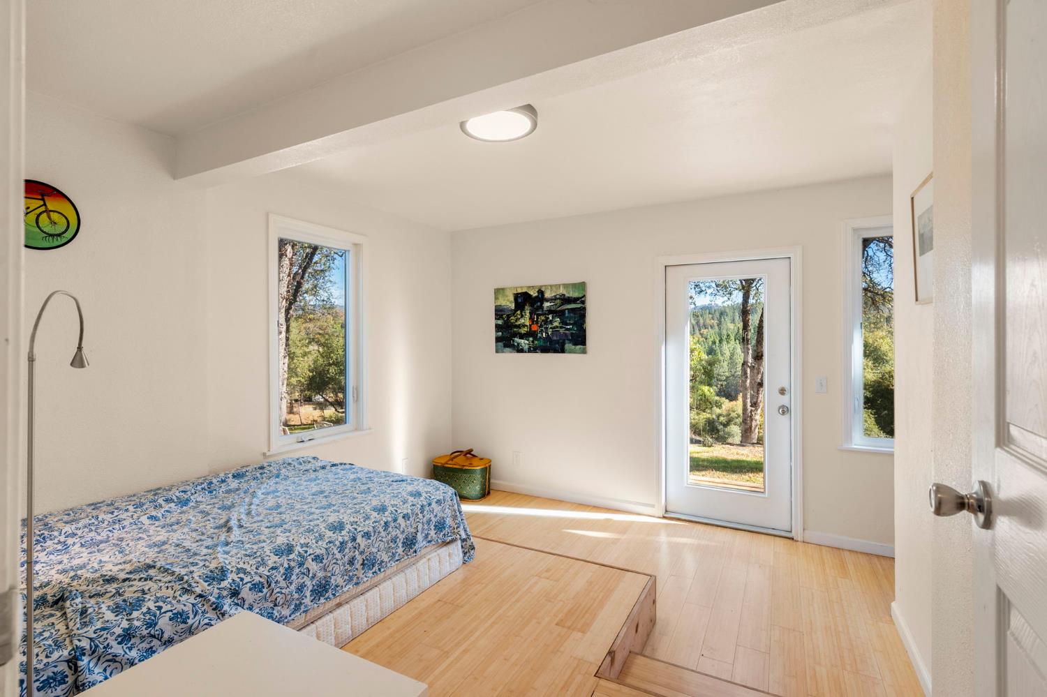 7123 Swiss Ranch Road Mountain Ranch, CA 95246 - Photo 38 of 66 a bedroom with a bed and a window