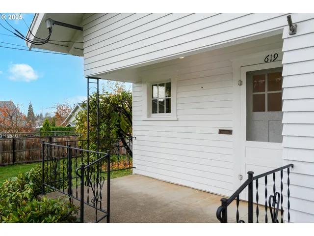 a view of a house with a deck