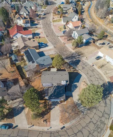 an aerial view of a