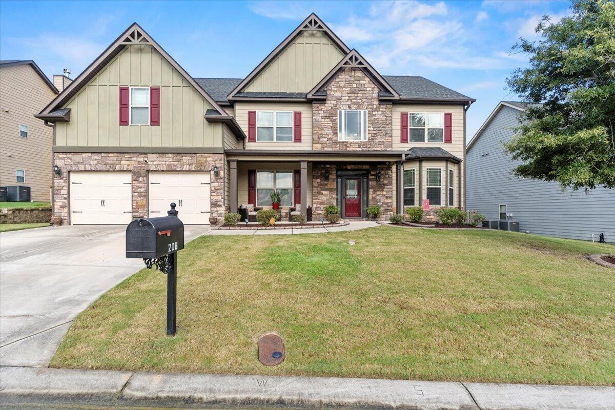 208 Dripping Rock Pass Grovetown, GA 30813 - Photo 1 of 49 Front of home