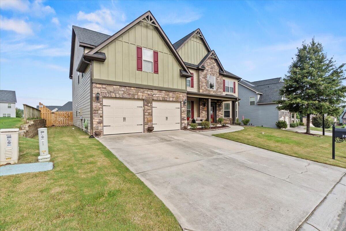 208 Dripping Rock Pass Grovetown, GA 30813 - Photo 2 of 49 02-Front of Home