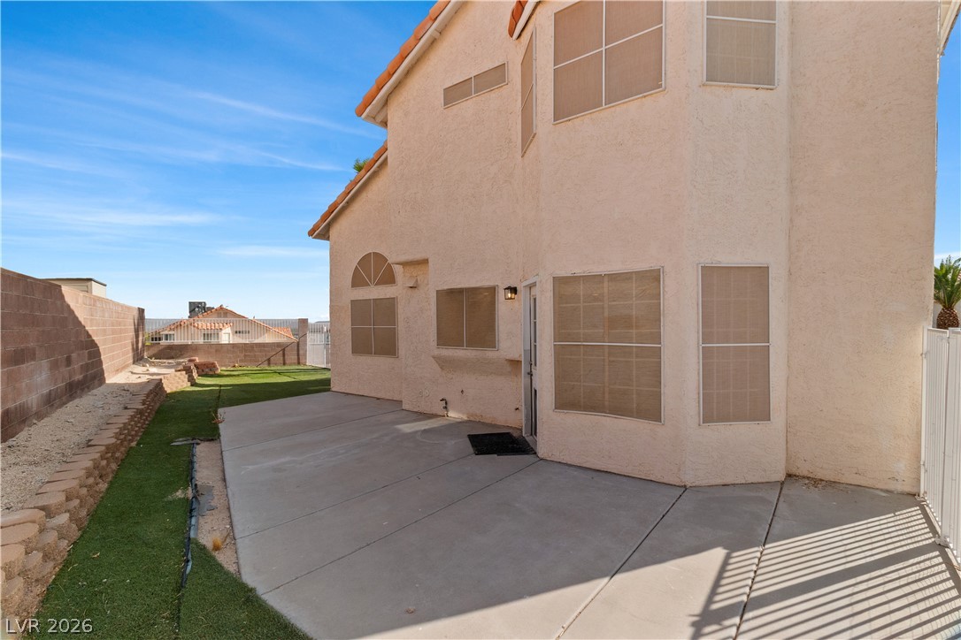 3156 Terrace View Drive Laughlin, NV 89029 - Photo 61 of 94 A spacious backyard patio provides ample room for outdoor enjoyment.