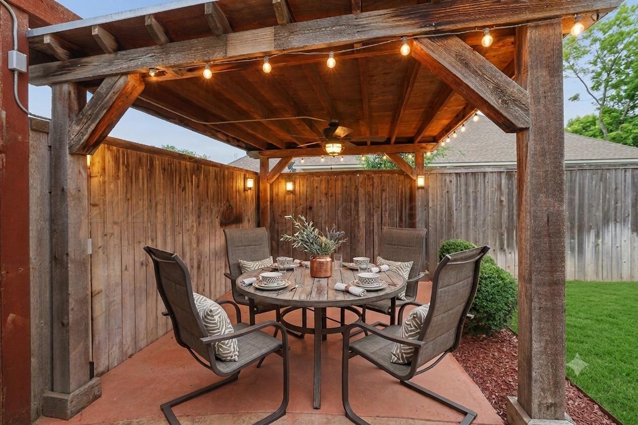 6000 Riley Elizabeth Place Amarillo, TX 79119 - Photo 29 of 35 Backyard Patio Staged