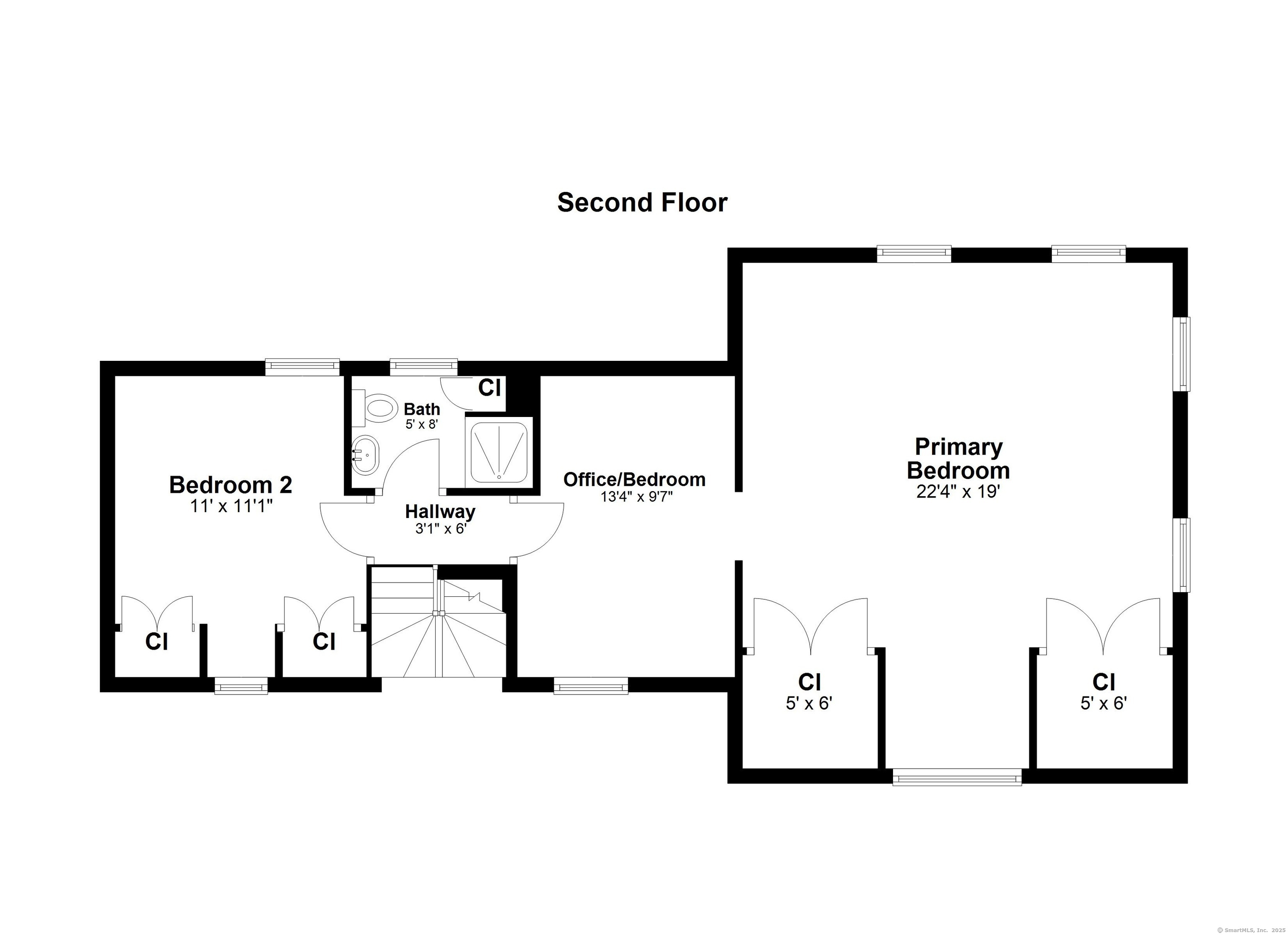 516 Valley Road Stratford, CT 06615 - Photo 39 of 40 2nd Floor Plan