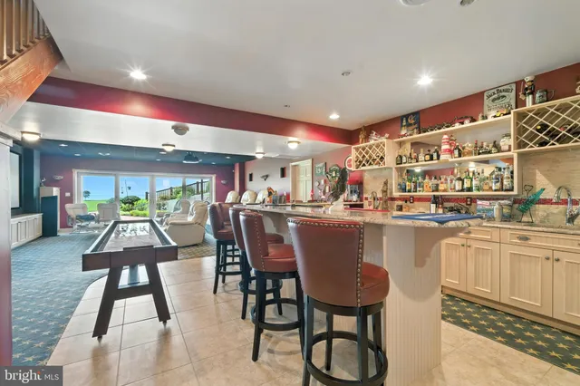 a bed room with a bed and a baby crib