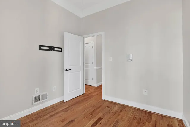 wooden floor in an empty room