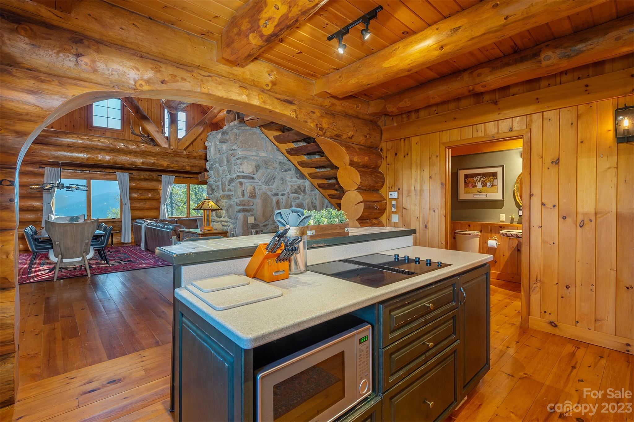 685 Talbot Drive Canton, NC 28716 - Photo 11 of 48 a kitchen with a stove and a wooden floors