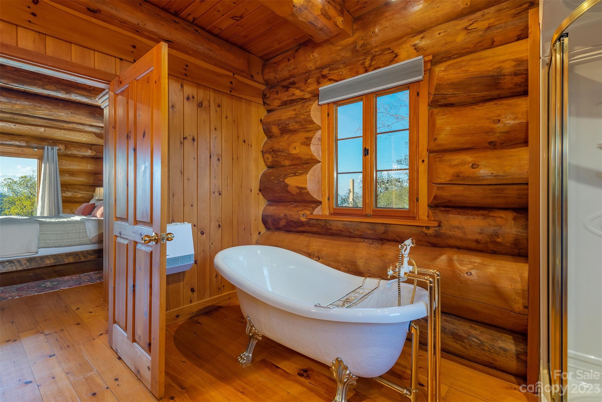 685 Talbot Drive Canton, NC 28716 - Photo 17 of 48 a view of a balcony with table and chairs