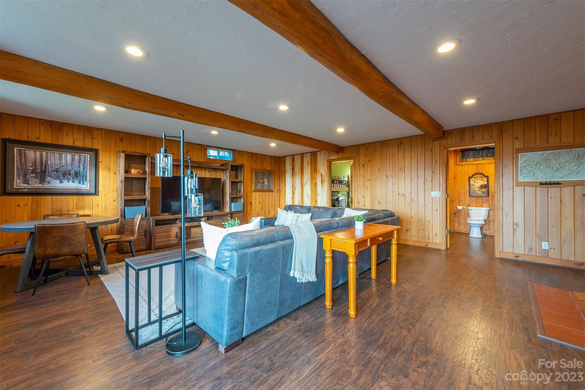 685 Talbot Drive Canton, NC 28716 - Photo 24 of 48 a view of a kitchen with furniture and wooden floor