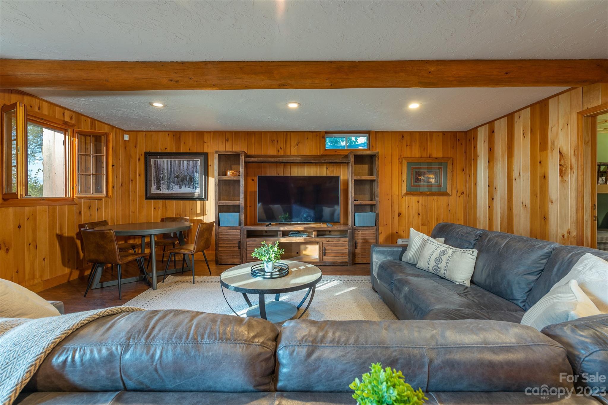 685 Talbot Drive Canton, NC 28716 - Photo 25 of 48 a living room with furniture and a large window