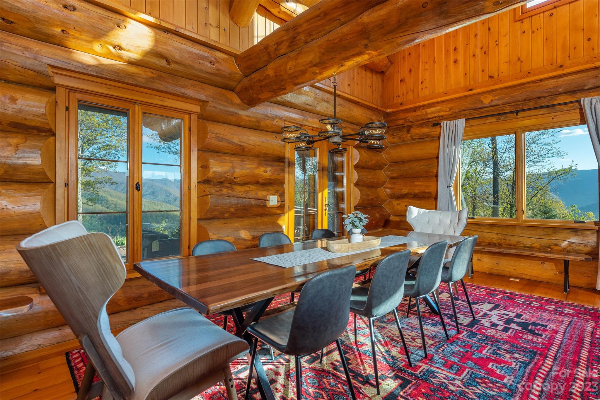 685 Talbot Drive Canton, NC 28716 - Photo 5 of 48 a view of a dining room with furniture window and outside view