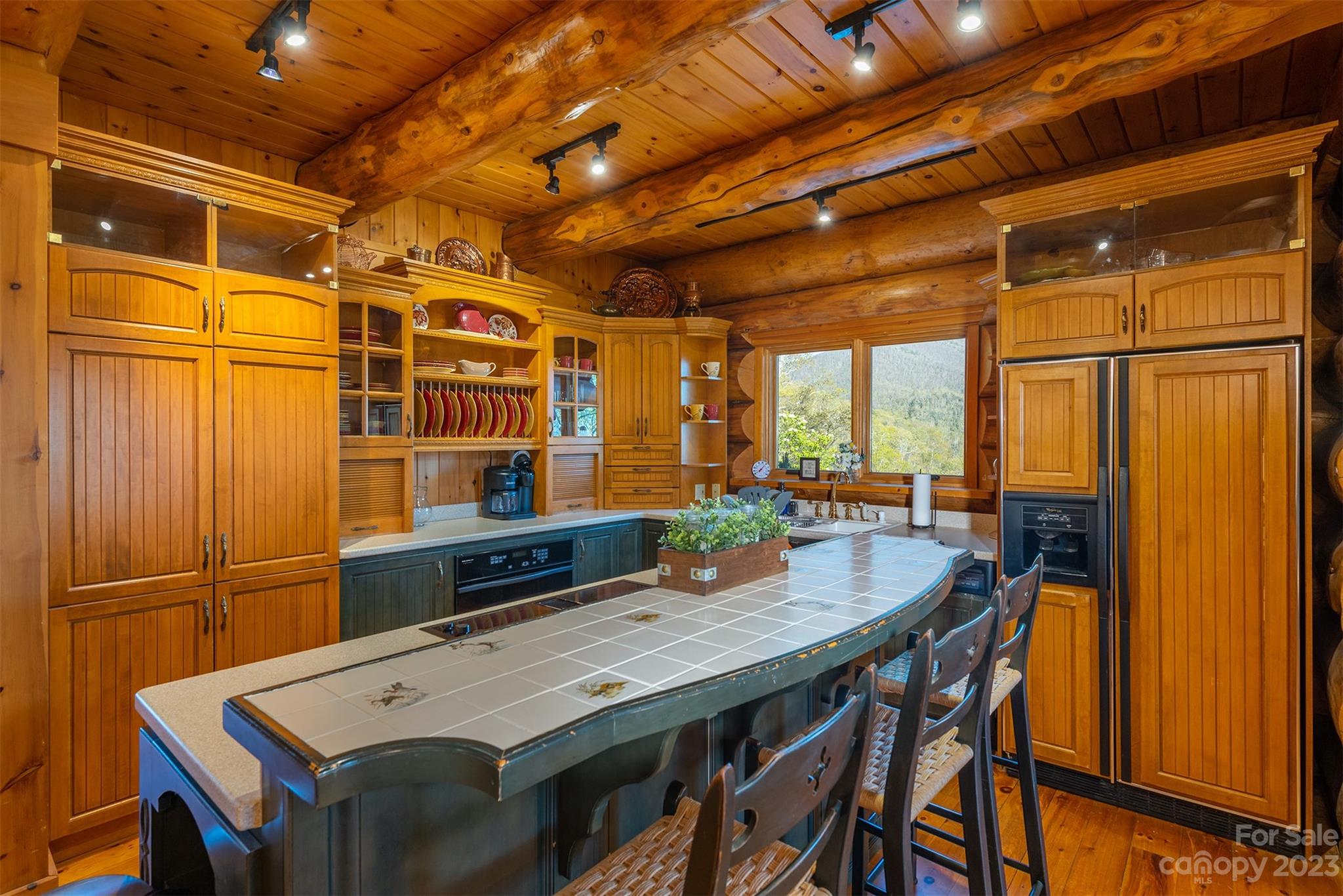 685 Talbot Drive Canton, NC 28716 - Photo 9 of 48 a view of a dining room with furniture window and outside view