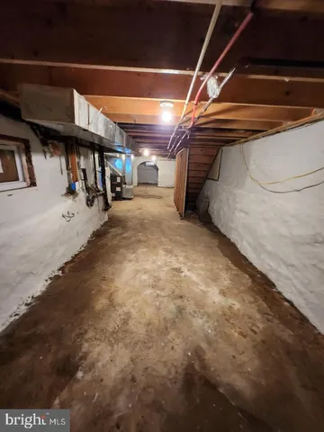 a view of storage and utility room