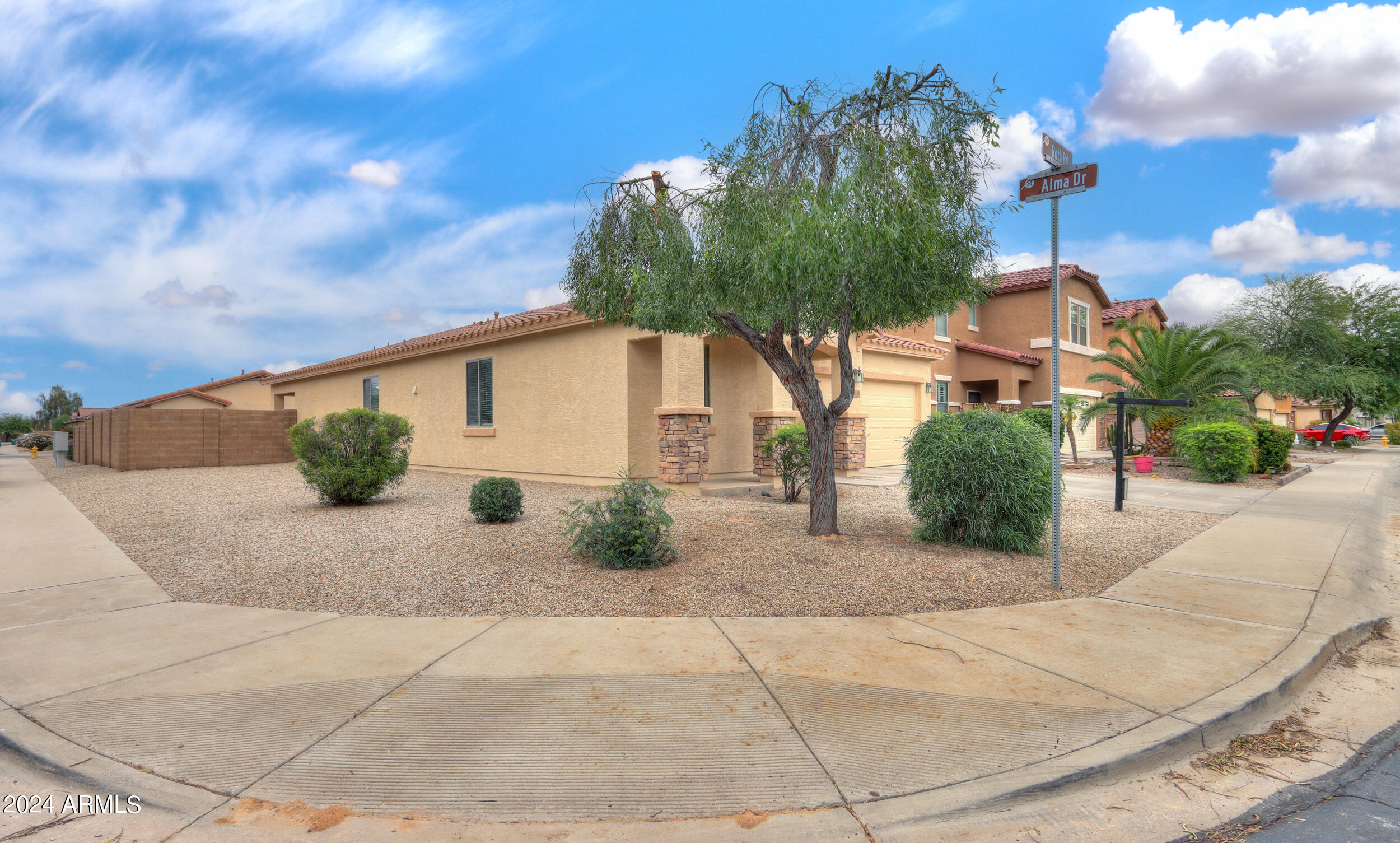 44236 Roth Road Maricopa, AZ 85138 - Photo 2 of 45 a view of a house with basketball court