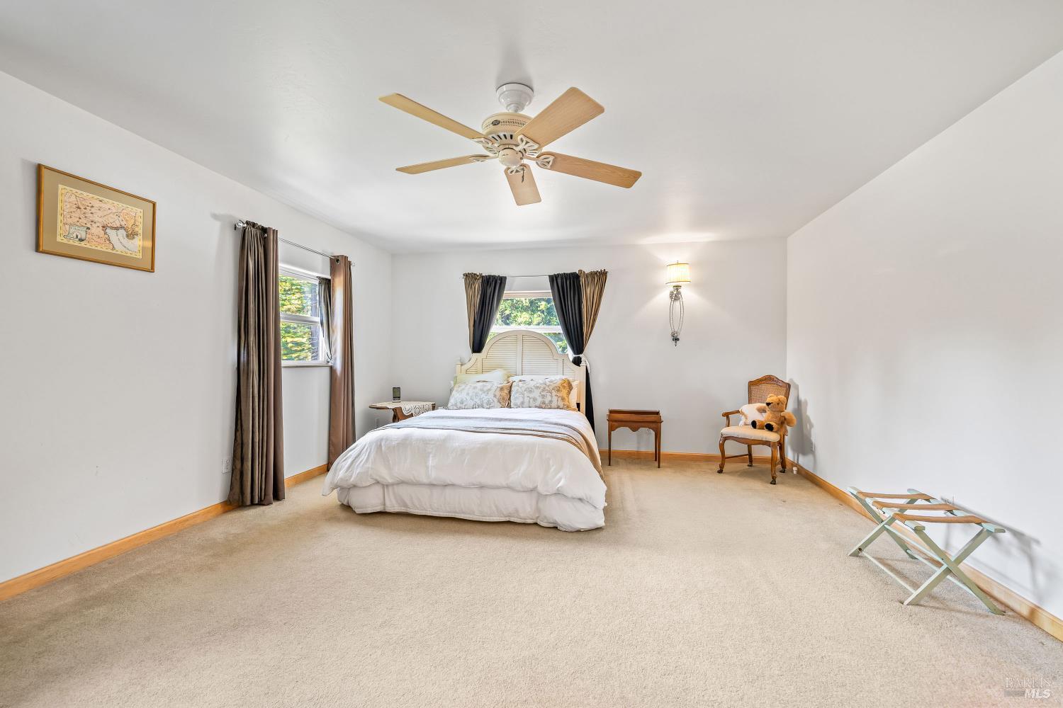 31026 Albion Ridge L Road Albion, CA 95410 - Photo 15 of 40 a bedroom with a bed and window