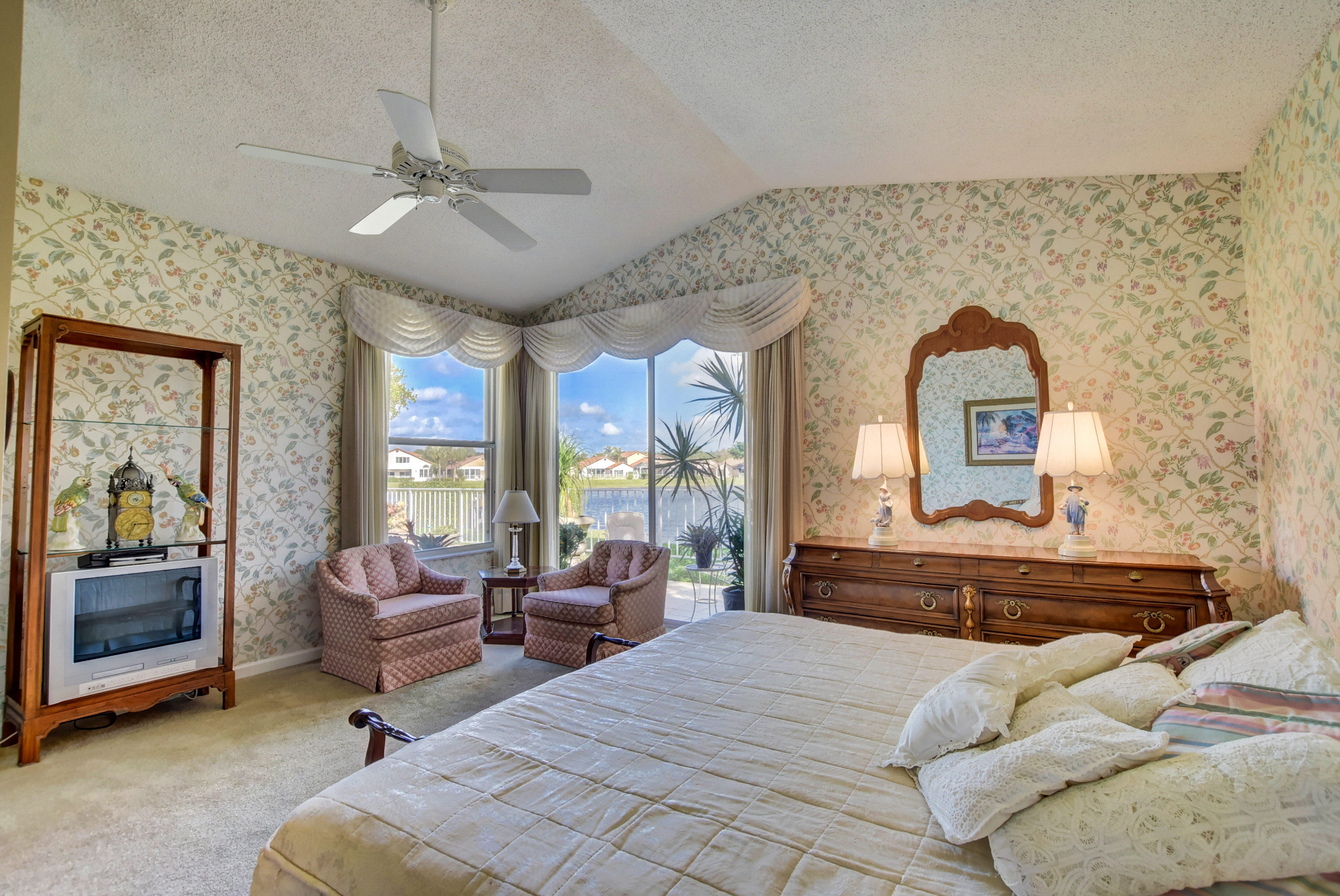 22590 Esplanada Drive Boca Raton, FL 33433 - Photo 17 of 39 lake view from mater bdrm